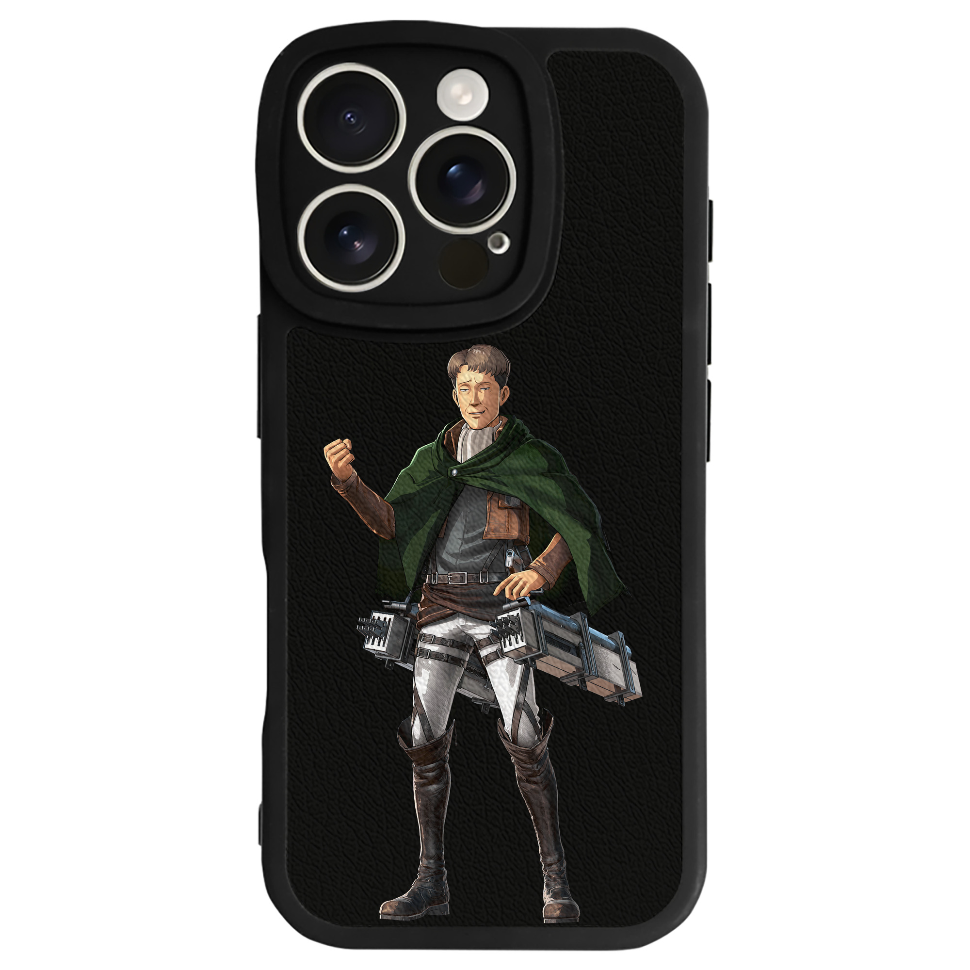 （画像用） 進撃の巨人 Attack on Titan 【iPhone 16シリーズ対応】シリコンスマホケース（レザー調） 材質：シリコン